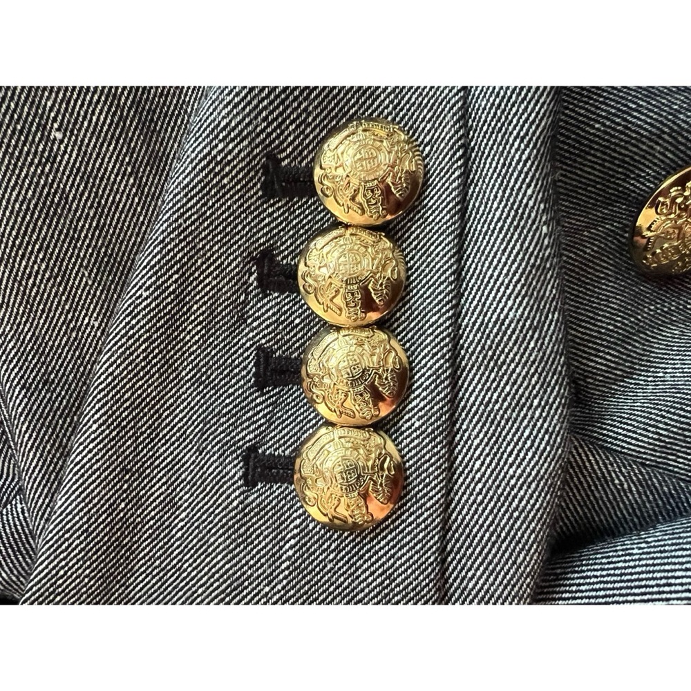 White House Black Market Cropped Linen Blend Studio Blazer 8 - Picture 13 of 14